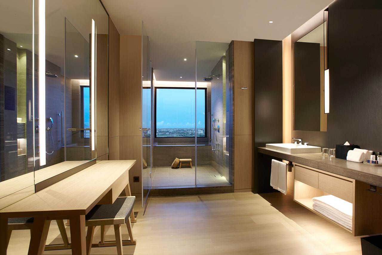 Mu Jiaoxi Hotel Exteriör bild Bathroom
