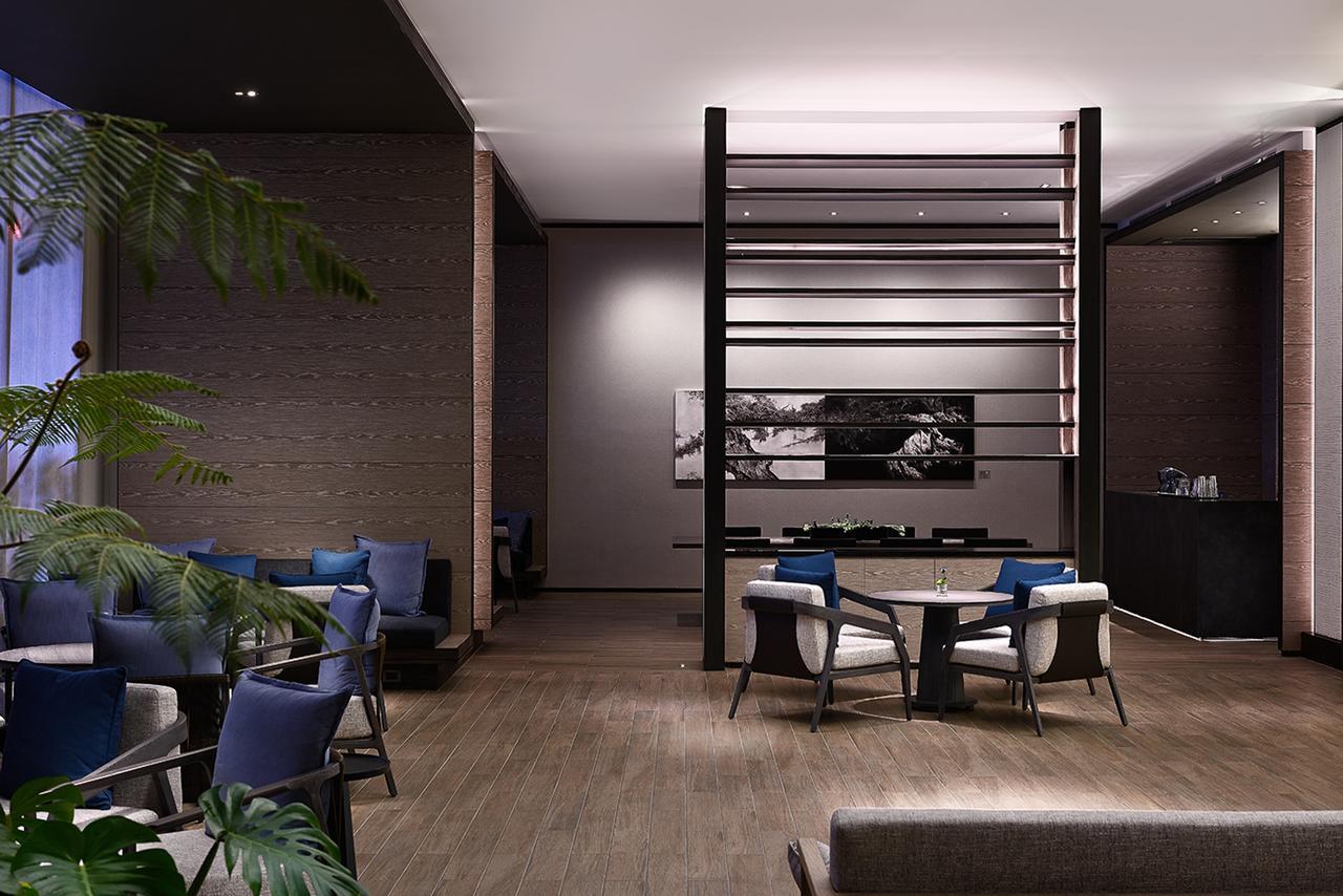 Mu Jiaoxi Hotel Exteriör bild The interior of the lounge